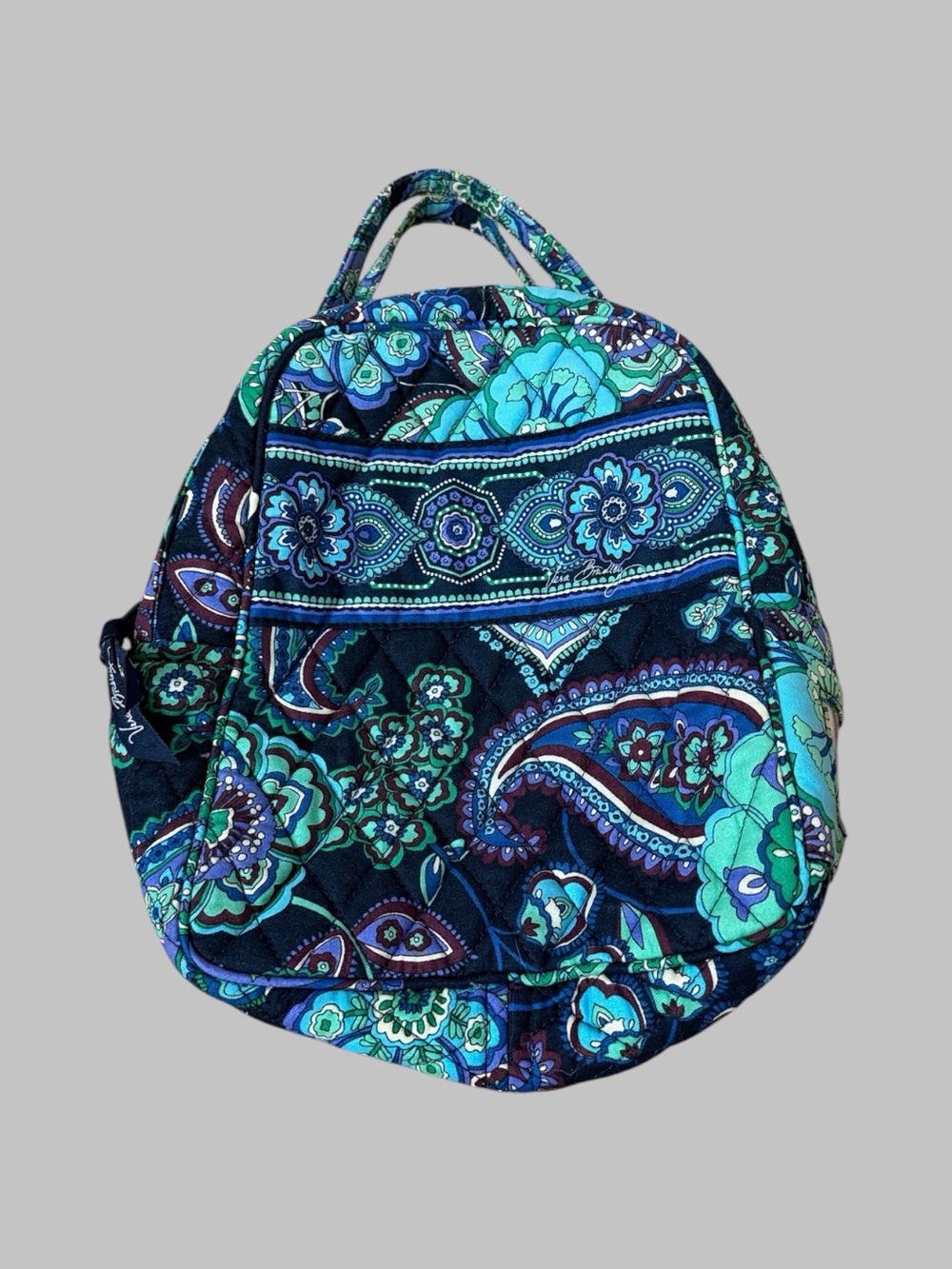 Vera Bradley Blue Rhapsody Quilted Cotton Lunchbox
